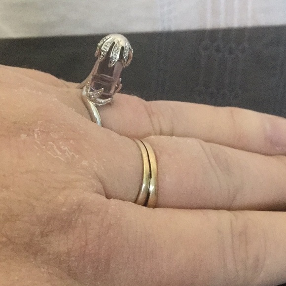 VtgAntiq925SterlingSilverLoLoEliseAdoreAmethystRg7 - Picture 6 of 8